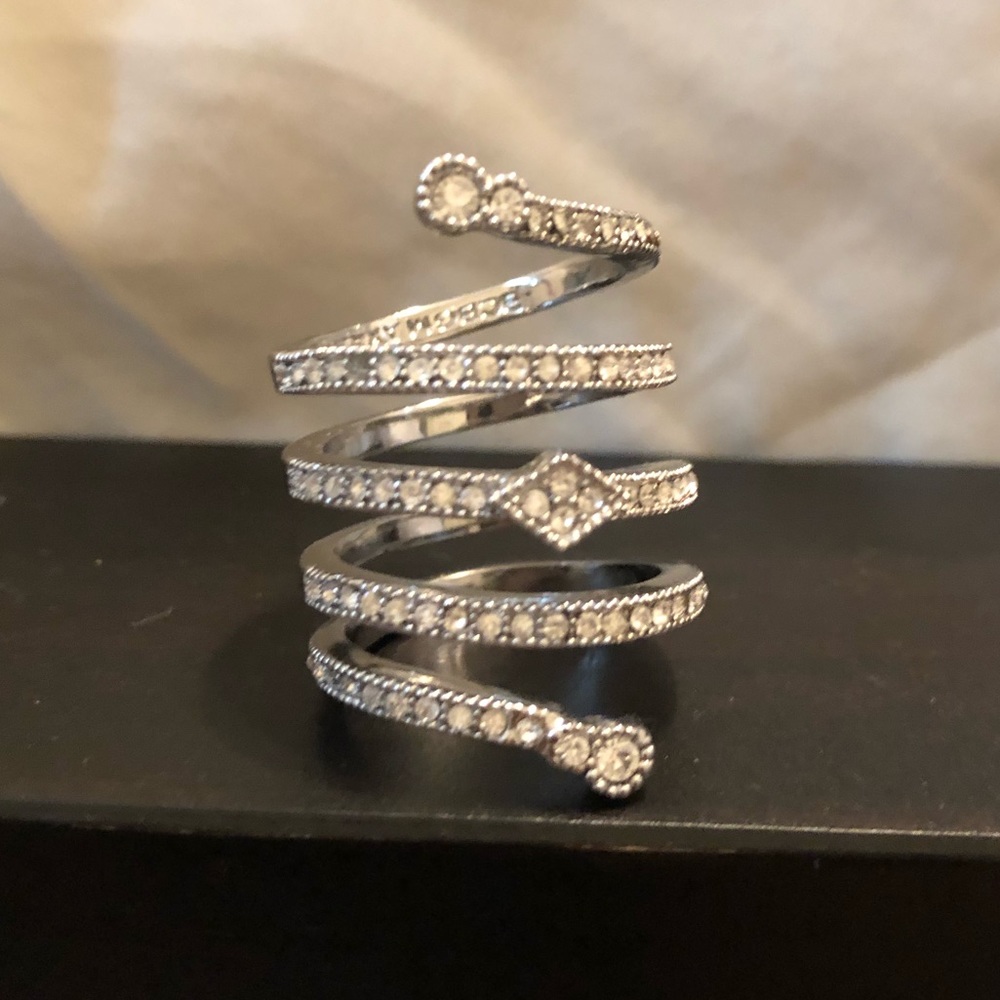 BcbgMaxazria Spiral Statement Ring